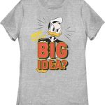 Womens Donald Duck What's The Big Idea DuckTales Shirt 90S3003 Small Official 90soutfit Merch